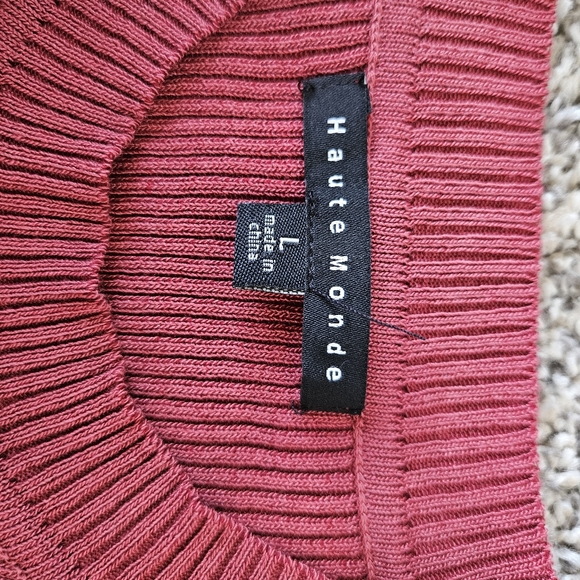 NWT Haute Monde Form Fitting Ribbed Cocktail Dress. Rose Barbiecore Sz S/M/L - Picture 11 of 15